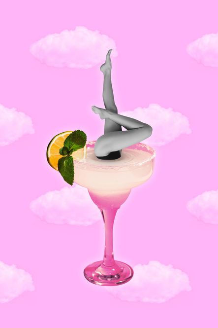 Hovedbilde Poster - Dame Drink