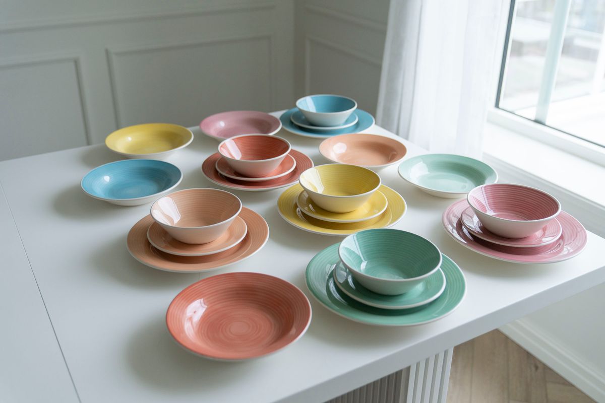 Virvelvind - Tallerken 26cm Rød
