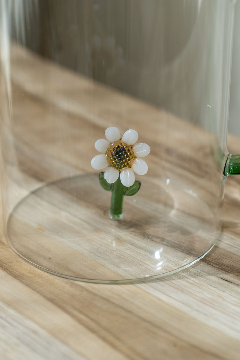 Glassmugge – 1,6 L – Hvit