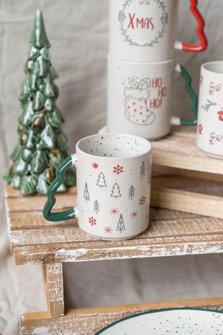 Hovedbilde Julehilsen Kopp 450ml - Tre