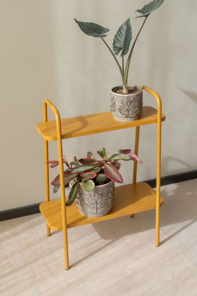 Hovedbilde Blomsterstativ – 50×26×66 cm – gul