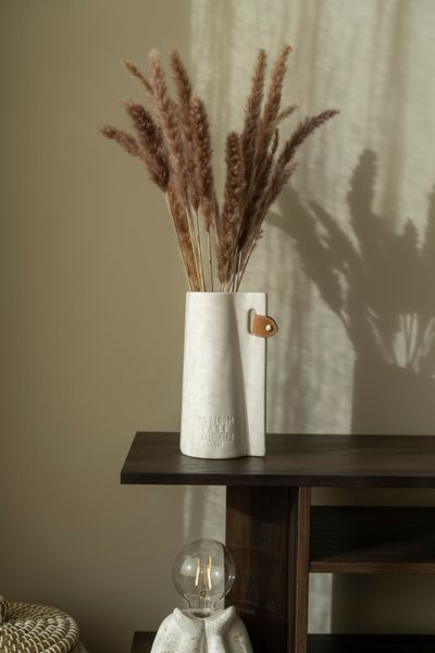 Hovedbilde Vase - 13x10,5x24cm - Hvit