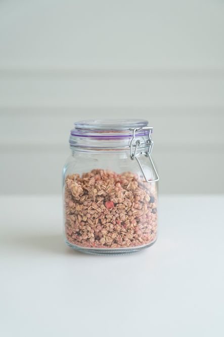 Hovedbilde Glasskrukke 1L - Lilla