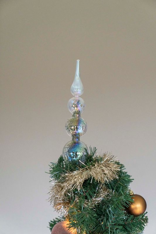 Tretopper - Kjegle Iriserende 28cm