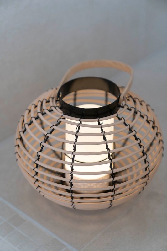 LED Lanterne Bambus 