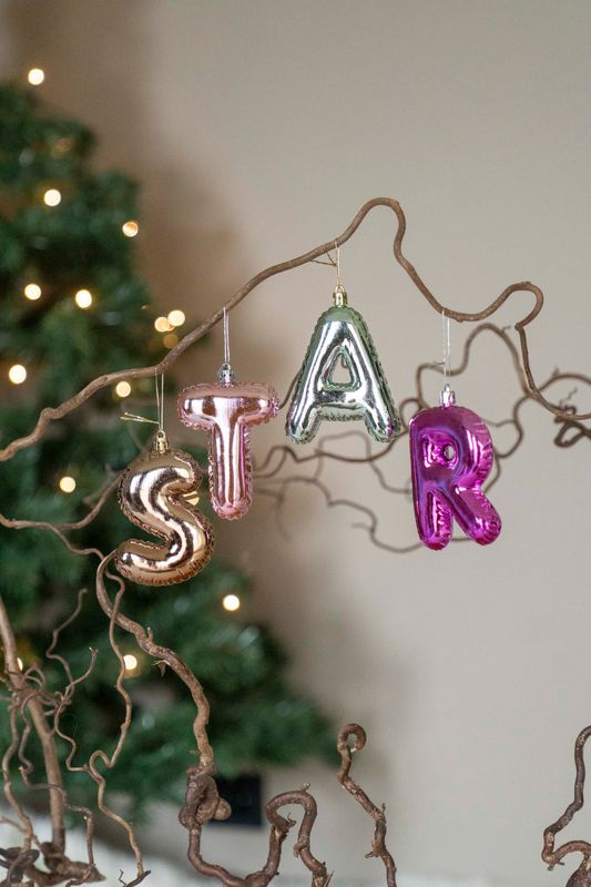 Juletrepynt 4pk - Star
