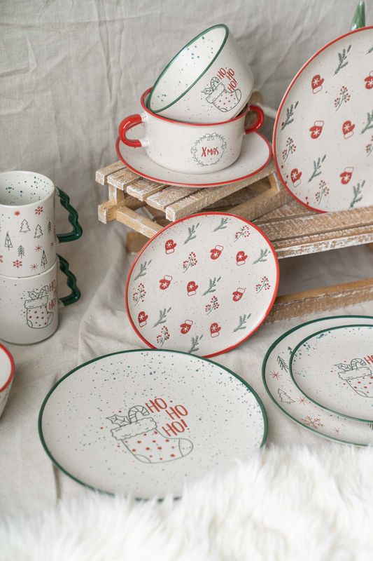 Julehilsen Tallerken 26,5cm - Xmas