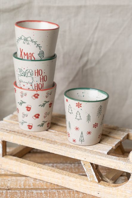 Hovedbilde Julehilsen Kopp 200ml - Tre