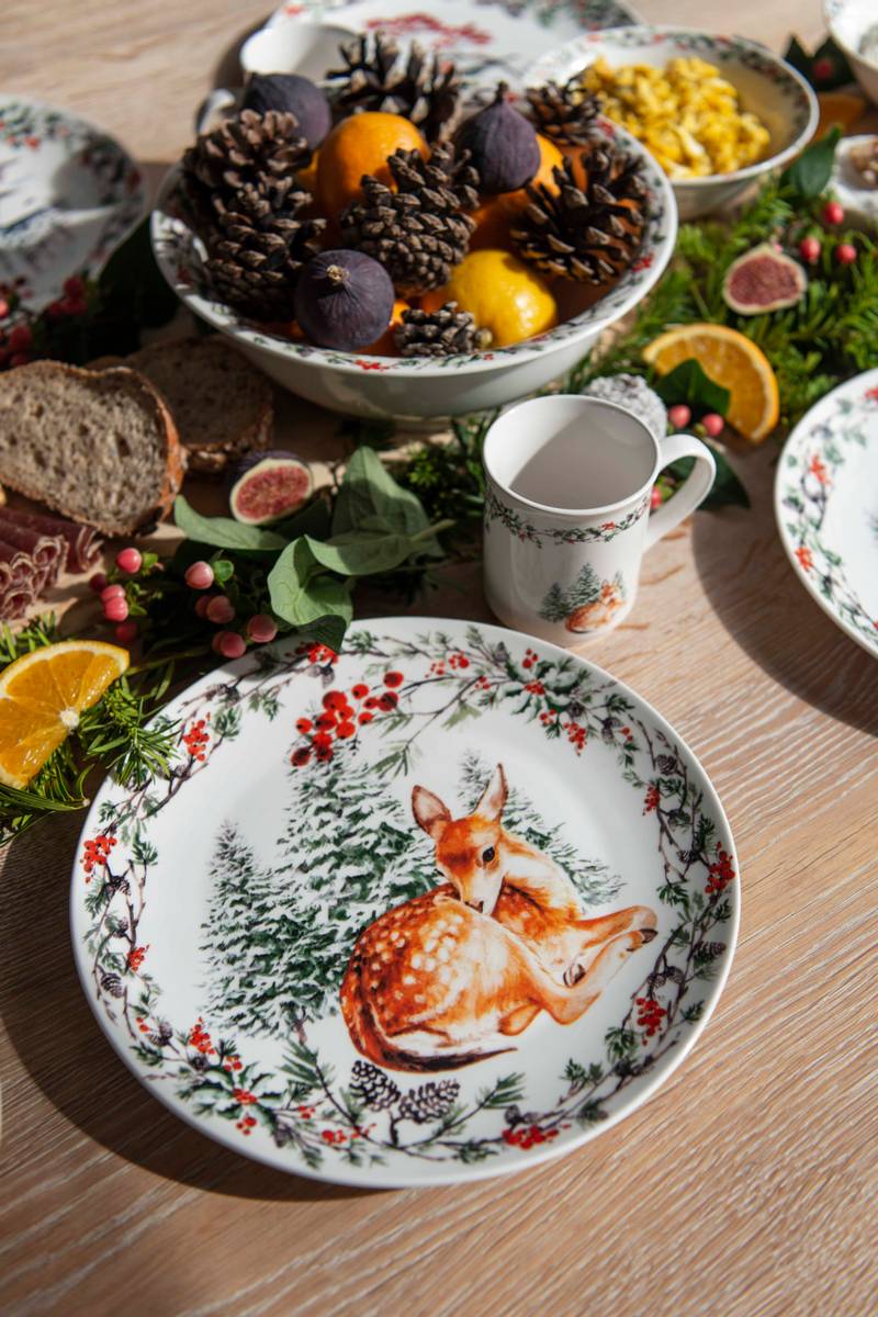  Juletid Tallerken 27cm Rådyr