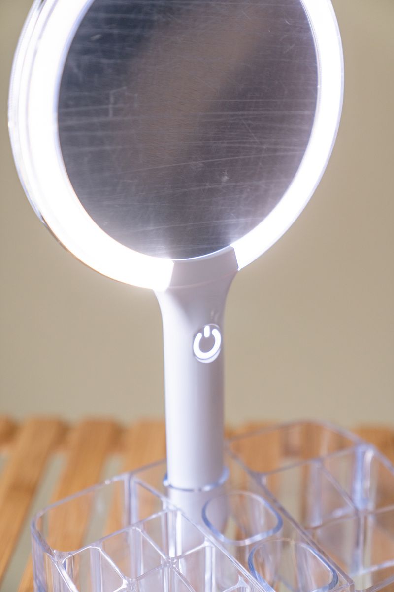 Sminkespeil m/LED lys