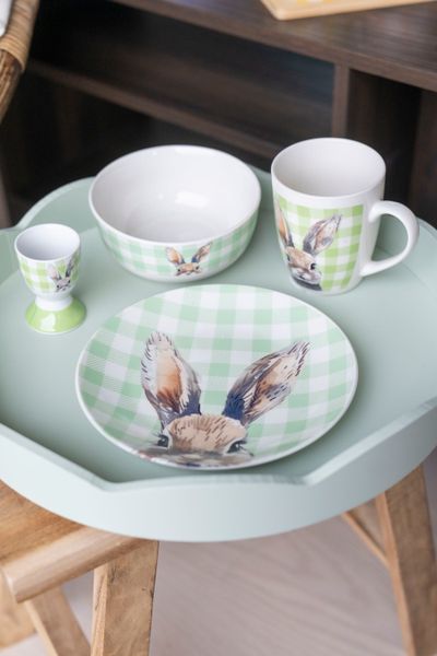 Hovedbilde Lykketass eggeglass – grønn