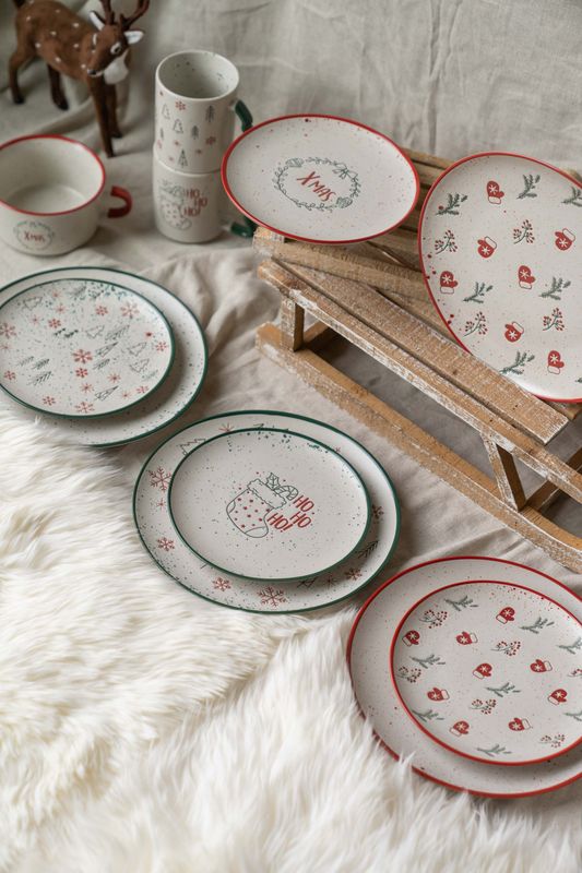 Julehilsen Tallerken 26,5cm - Vott