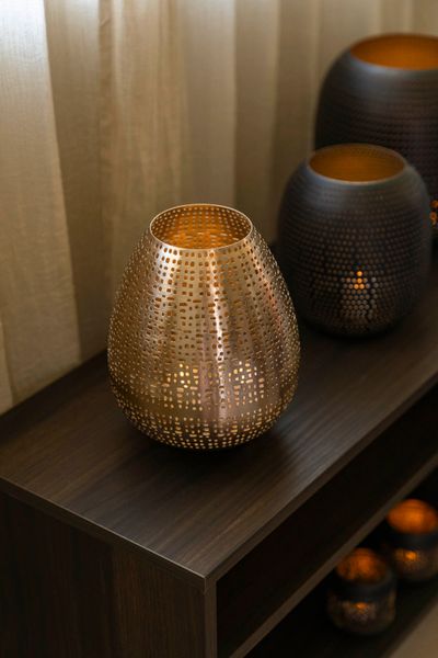 Hovedbilde Telysholder - 21cm Matt Gull