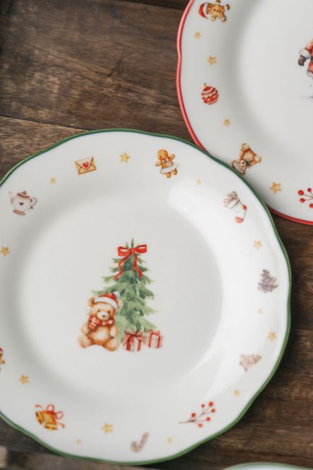 Hovedbilde Juleminner Tallerken 19cm - Juletre