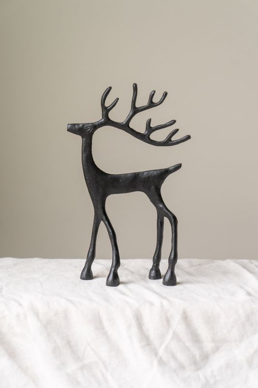 Reinsdyr sort 31cm