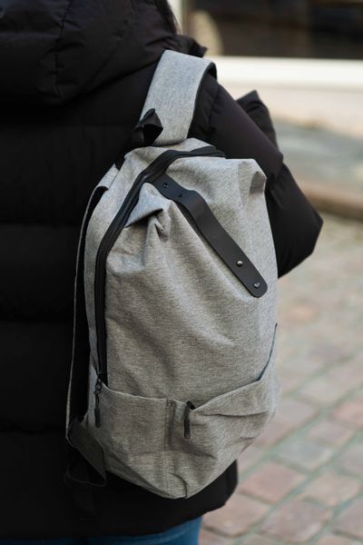 Hovedbilde Ryggsekk 27x15x40cm - Grå