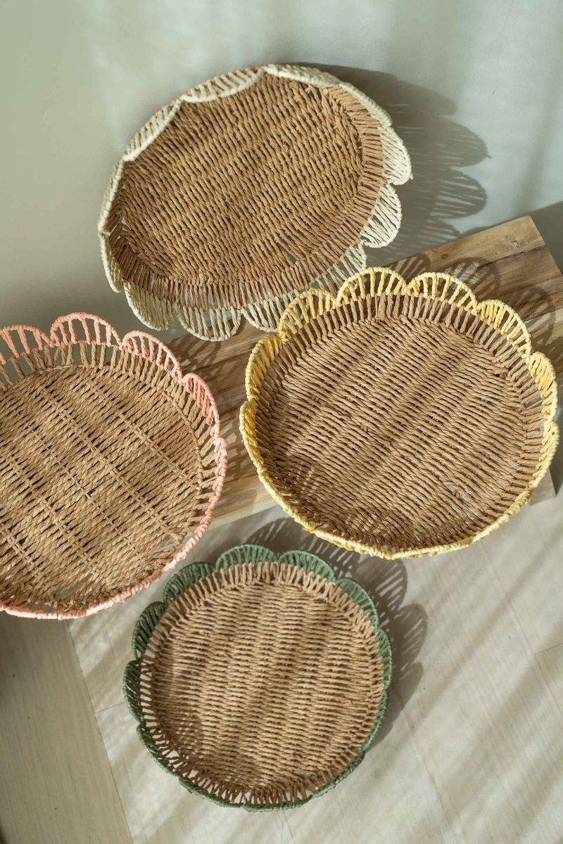 Brett blomst – Ø37 cm – Rosa