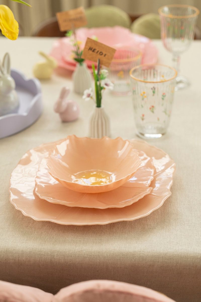 Valmue Tallerken 21cm - Fersken