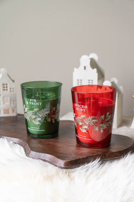 Duftlys 16cm - Fir & Frost