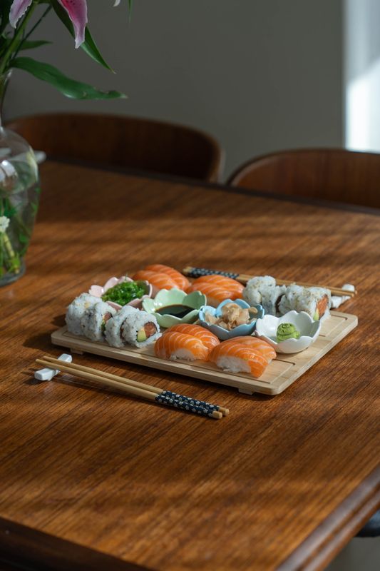 Sushisett – pastell