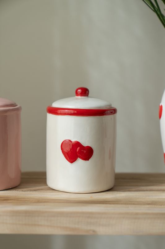 Alma krukke – 600 ml – Hvit