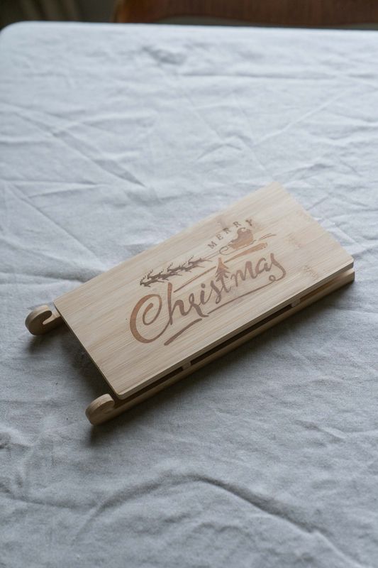 Serveringskjelke - Merry Christmas