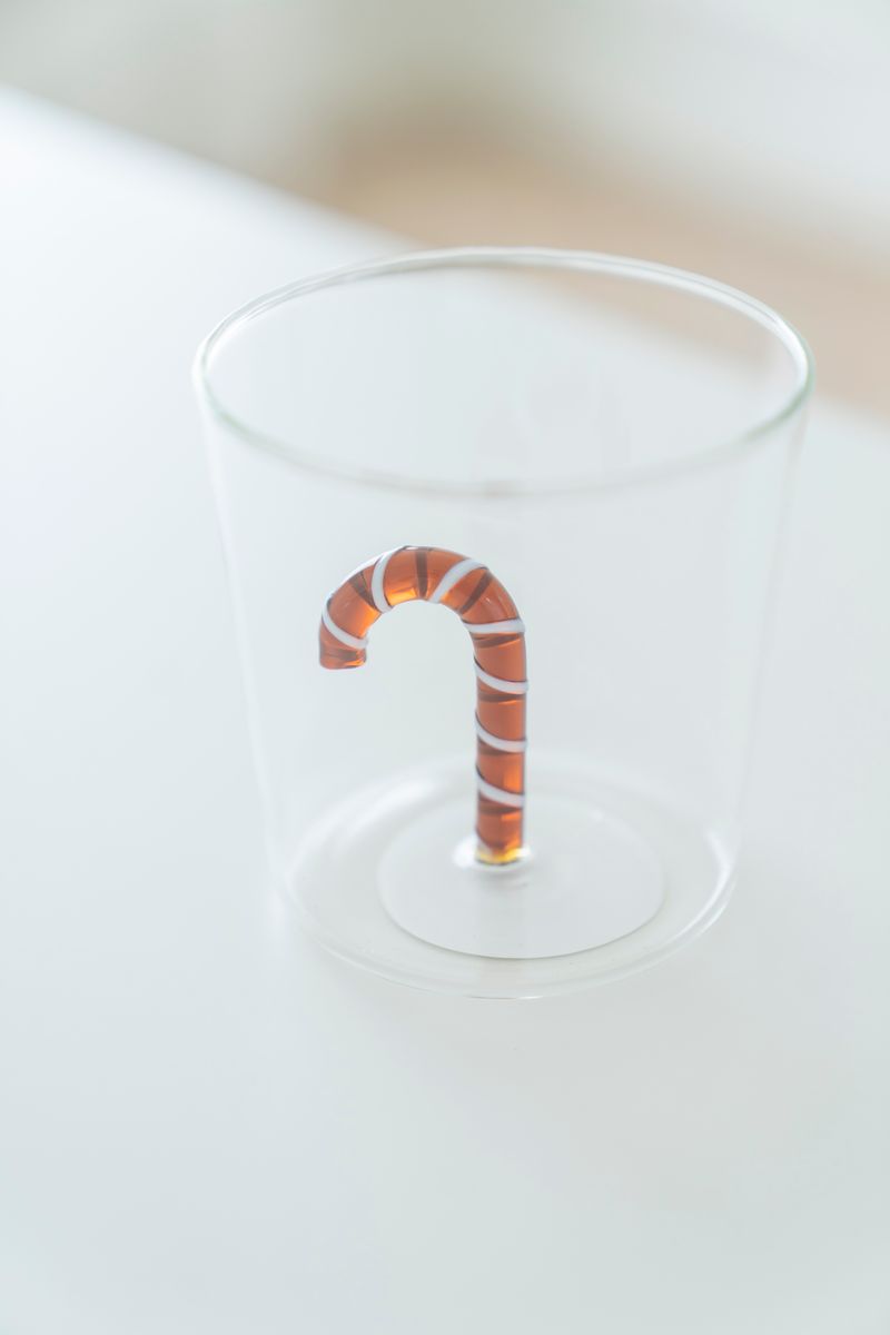 Vannglass - Candy Cane