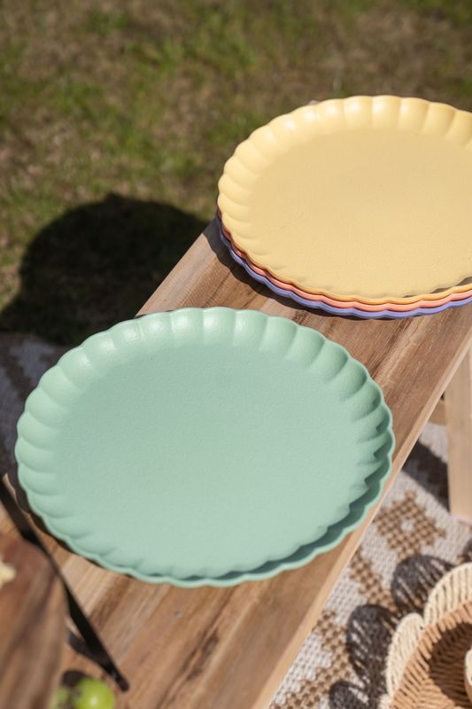 Soft tallerken – Ø27,5 cm – grønn