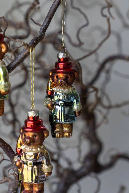 Hovedbilde Juletrepynt Bamse - Blå