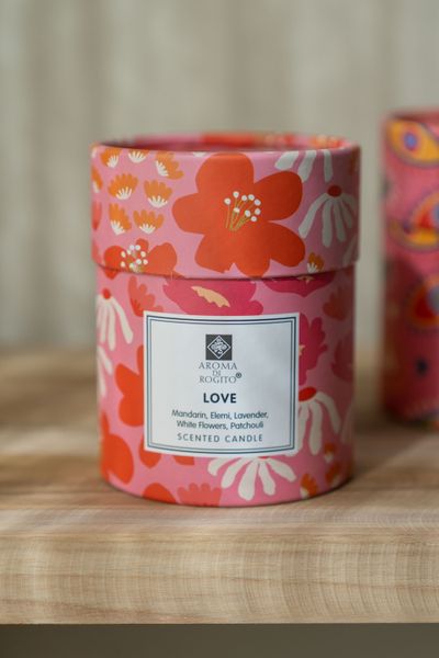 Hovedbilde Duftlys i glass – Love