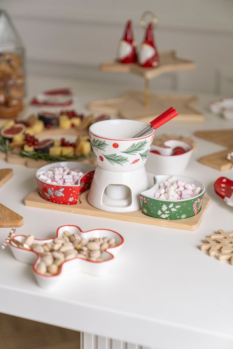 Fondue Sett - Merry Christmas