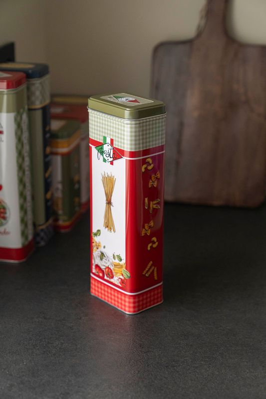 Milano Oppbevaringsboks Pasta – 9,5×7,5×H19,5cm – Grønn
