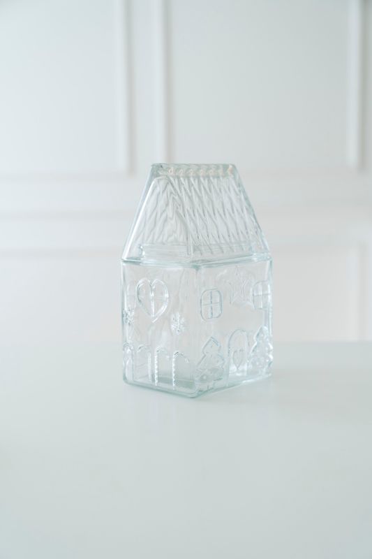 Glasskrukke Hus 1,5L