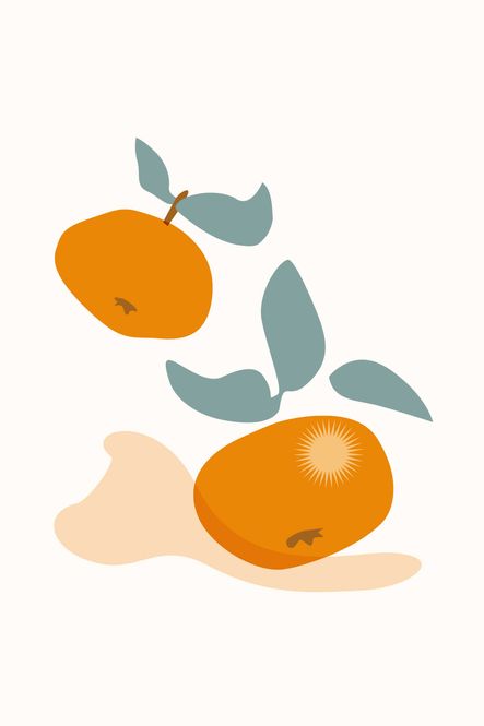 Hovedbilde Poster - Appelsin 1