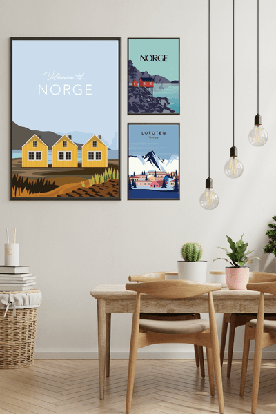 Hovedbilde Poster - Velkommen Til Norge