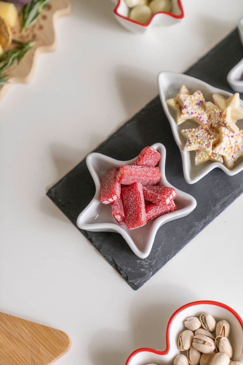 Serveringssett - Julehimmel 