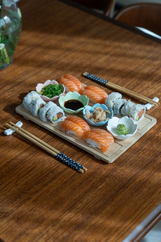 Sushisett – pastell