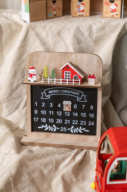 Hovedbilde Julekalender Tavle - Snømann