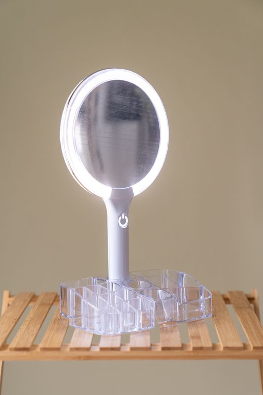 Sminkespeil m/LED lys