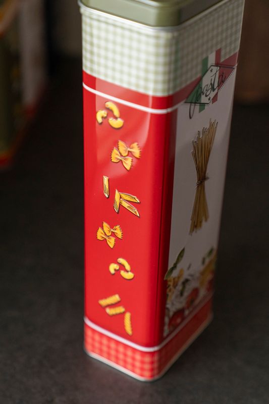Milano Oppbevaringsboks Pasta – 9,5×7,5×H19,5cm – Grønn