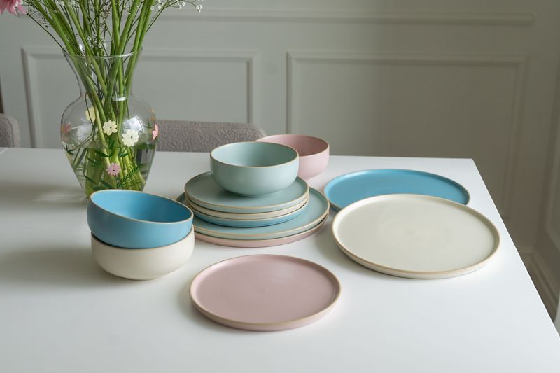 Harmoni - Tallerken – Ø21 cm – Beige