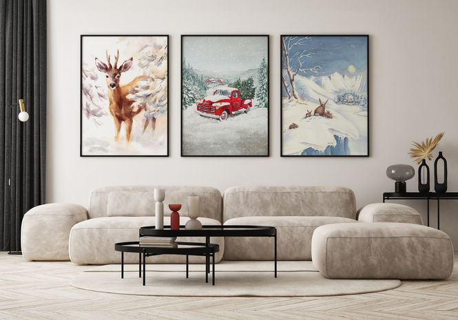 Hovedbilde Poster - Kaninfamilie