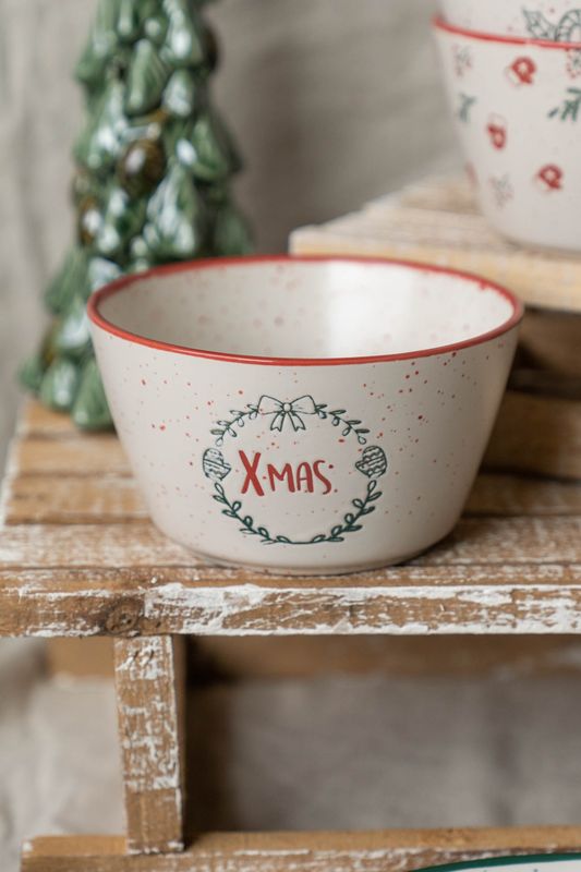 Julehilsen Skål 14cm - Xmas