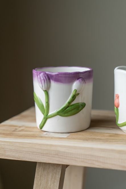 Hovedbilde Tulipan Potte 11x10x9,5cm - Lilla