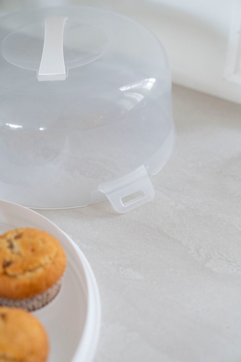 Kakeboks m/cupcake holder - Hvit