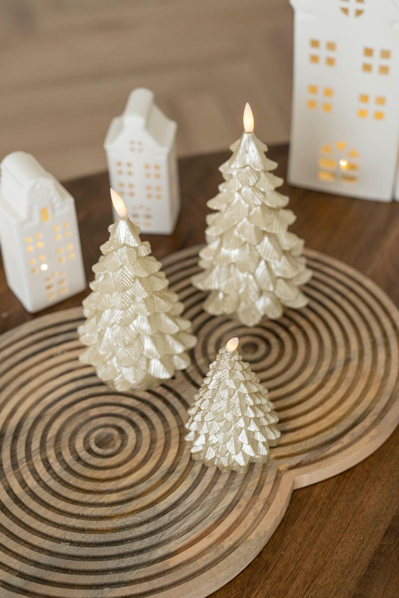 LED Lys Tre 11cm Gull