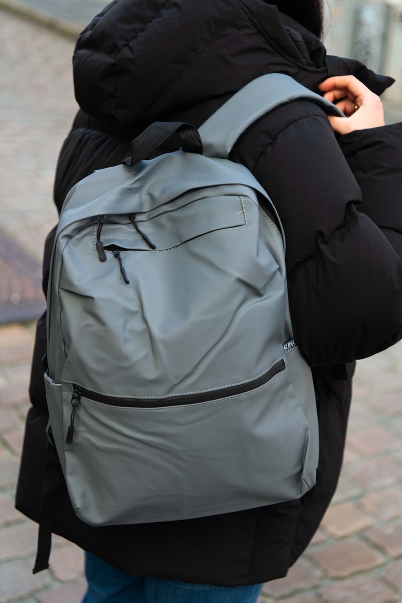 Ryggsekk 30x13x43cm - Grå