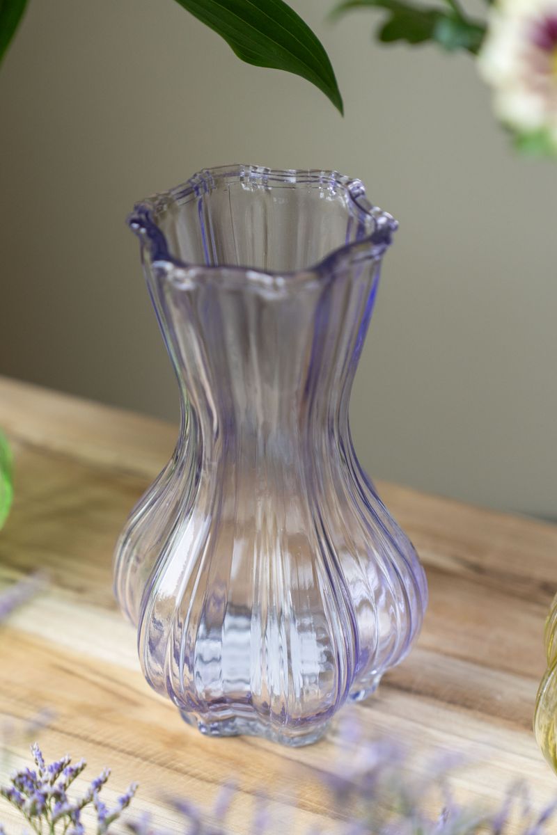 Glassvase – lilla