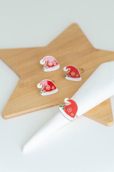 Hovedbilde Serviettring 4pk - Nisselue