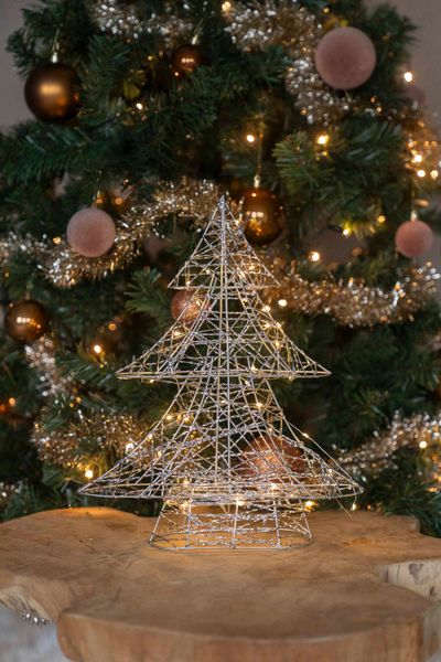 Hovedbilde LED Tre 40cm Sølv